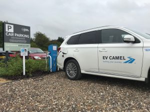 Destination charging for electric cars